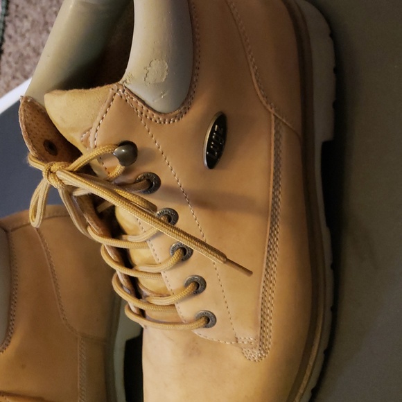 Lugz Men\'s Tan Lace-Up Boots